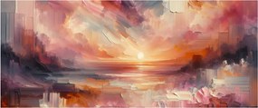 Kép - Festett alkonyat (120x50 cm)
