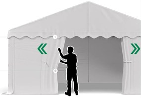 Raktárcsarnok/ garázs 3x6 2m Comfort PE 240g Summer