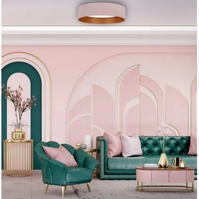 Brilagi - LED mennyezeti lámpa VELVET LED/24W/230V 3000-6400K rózsaszín/arany