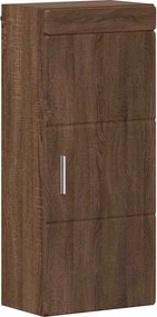 vidaXL Fürdőszobai faliszekrény TULUM Barna Tölgy 37 x 24,5 x 86 cm