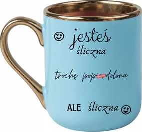 Elegáns bögre Aranyos vagy egy kicsit mellszobor tökéletes ajándék 330 Világos Ég