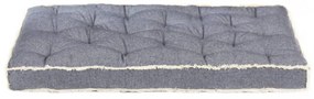 kék raklapkanapé-párna 120 x 80 x 10 cm