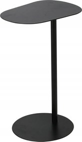 Oldalsó asztal fém fekete 35xh53 cm Loft Laptop Alá