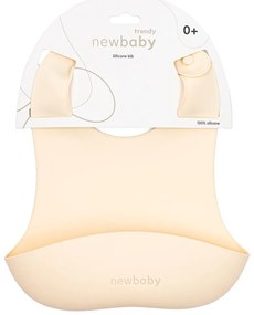 Szilikon előke New Baby bézs