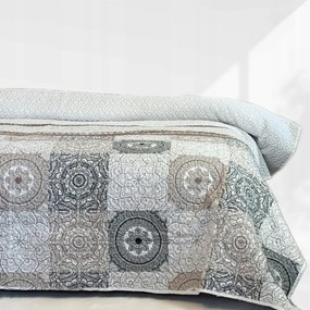 Kétoldalas ágytakaró Tavira Pled Kapa Bézs Bronz 220x240 cm