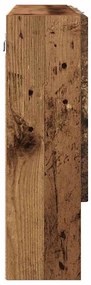 Fürdőszobai tükörszekrény Régi fa 80 x 17 x 55 cm Faanyag