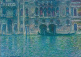 Üveg kép - Claude Monet, Palazzo da Mula, Venice, reprodukciók (70x50 cm)