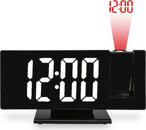 Hálózati ébresztőóra Jvd SB3618.3 világításérzékelővel hőmérő naptár