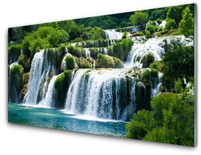 Akrilkép vízesés Természet 100x50 cm