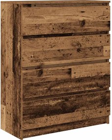 vidaXL antik fa színű szerelt fa tálalószekrény 80x35x99 cm