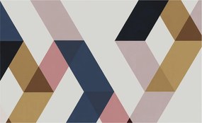 Dekoratív fotótapéta az irodába Színes rombuszok 416x254 Ragasztó