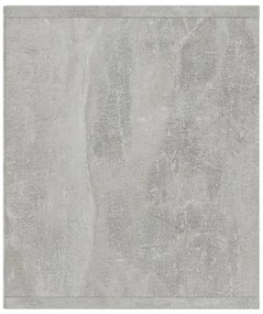 betonszürke könyv-/TV-szekrény 143 x 30 x 36 cm