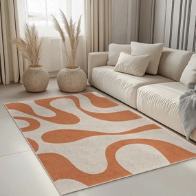Narancssárga mosható szőnyeg 160x230 cm Caramel Latte – Mila Home