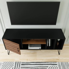 TV asztal/szekrény Tivoli (fekete + barna). 1072687
