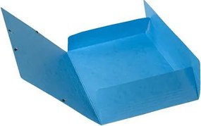 Gumis mappa, karton, A4, EXACOMPTA Iderama, világoskék (EX55827E)