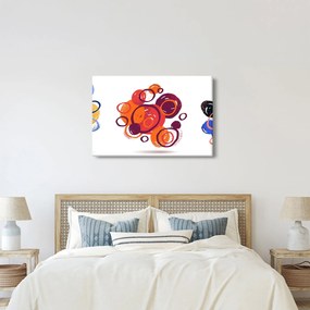 Színes körök képe (90x60 cm)