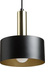 RENDL GIULIA 20 závěsná černá/zlatohnědá mosaz 230V LED E27 15W