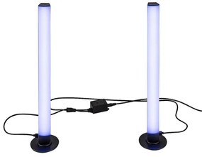 Rabalux 76014 - 2x LED RGB állítható asztali lámpa PACO LED/5W/5V