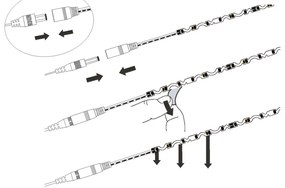 Eglo FLEXIBLE STRIPE 98572 LED szalag, 18,5W, 3000K, 2100 lm, 5m