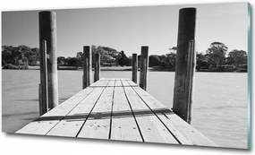 Fotó kép edzett üveg Felhőkarcolók 100x70