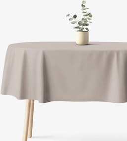 Goldea ovális pamut terítő - szürkésbarna 120 x 200 cm