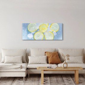 Citrom a jégben képe (120x50 cm)