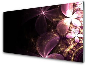 Akrilkép Abstract Flowers Art 100x50 cm 2 fogas