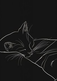 Poszter 59,4x84,1cm Éjszakai nyugalom