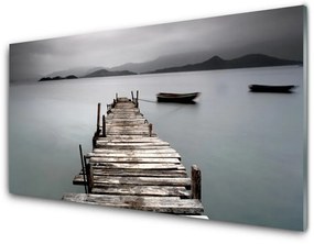 Akrilkép Sea Bridge architektúra 100x50 cm 2 fogas