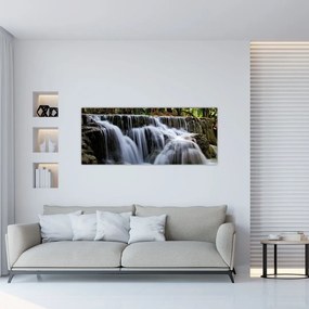 Kép - Vízesések kaszkádjai (120x50 cm)
