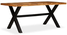 Tömör akácfa/mangófa étkezőasztal 180 x 90 x 76 cm