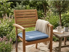 Székpárna LINGE BLUE 37x37 cm, kék