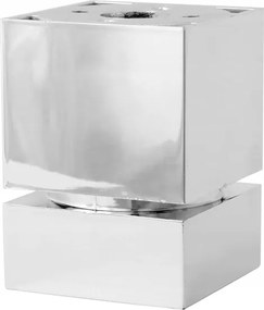 Lábtartó Bútorláb H60 6 CM Négyzet 45 x 45 Állítható Króm +filc