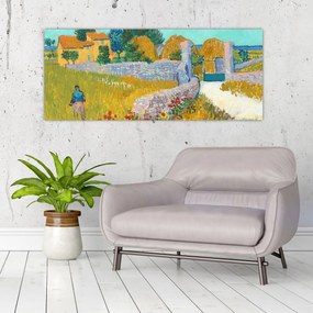 Kép - Vincent van Gogh, Farmhouse in Provence, reprodukciók (120x50 cm)