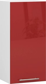 Függő Konyhaszekrény Olíva W 40cm Fehér-piros Fényes H720 Akd