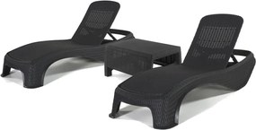 Atlantic duo kerti nyugágy set Corfu asztallal