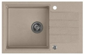 Sink Quadron PETER111 homok rozsdamentes acél elem HCQP7850BEZK