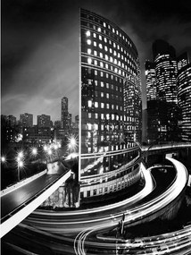 Fotótapéta város éjszaka utca fotótapéta 184 x 254