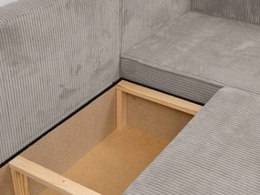 U alakú ülőgarnitúra SMART COSARO 295x140 cm, bézs