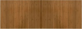 vidaXL négyszögletű barna bambusz szőnyeg 70 x 200 cm