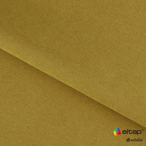 Sárga zsenília kinyitható-tárolóhelyes kanapé 155 cm Laine – ELTAP