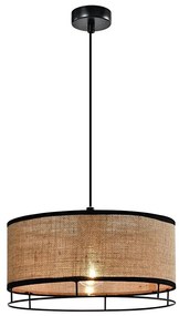 ARDI zsinóros csillár 1xE27/40W/230V barna/fekete