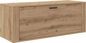 vidaXL Cipőszekrény polcokkal kézműves tölgy 100 x 35 x 38 cm Faanyag