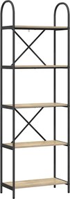 vidaXL Könyvespolc Sonoma tölgy 60 x 30 x 183 cm Faanyag