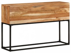 tömör akácfa tálalóasztal 120 x 30 x 75 cm
