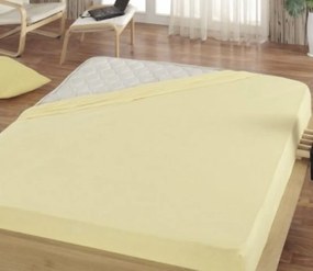 Ágynemű Jersey világossárga TiaHome - 200x220cm
