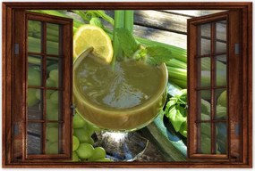 Poszterek 90x60 Zöld gyümölcs mousse