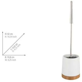 Fehér kerámia fürdőszobai kiegészítő szett Bamboo – Wenko