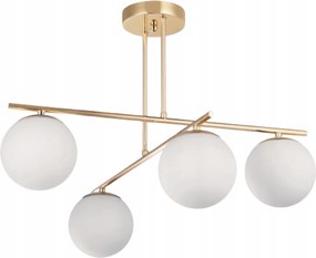 Függőlámpa Mennyezeti Csillár Gömbök arany Modern Led tej