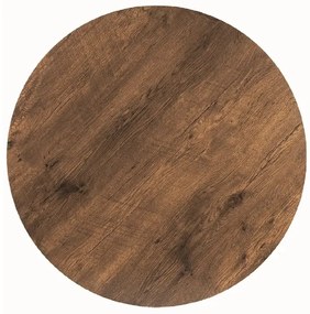 Kerek étkezőasztal AMADEO II 90x90 cm, dió dekoráció